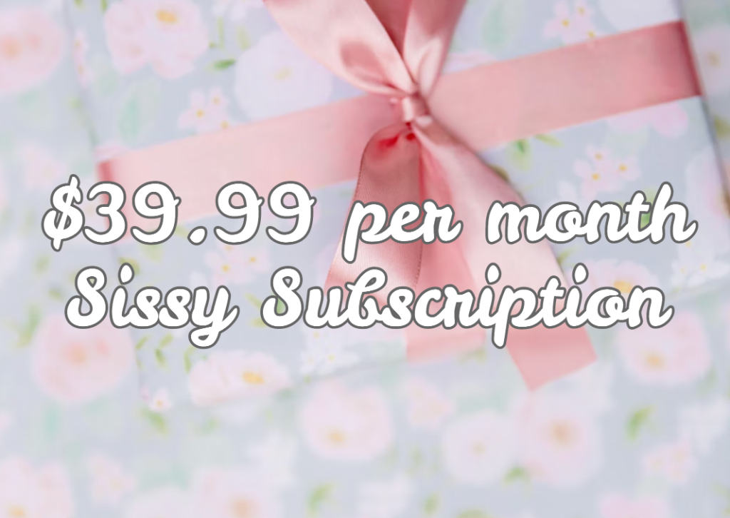 Monthly Sissy Subscription Service - The Sissy Box by Sissy Wonderland, only at babysissy.com